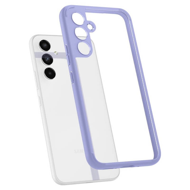 Противоударен Калъф за Samsung A54, Spigen Ultra Hybrid Case, Лилав (5)