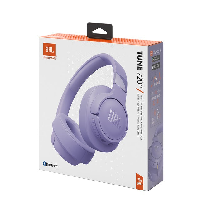 Безжични Слушалки, JBL Tune 720BT Headphones Bluetooth, Лилав (9)
