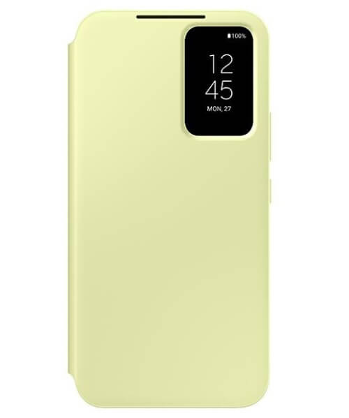 Оригинален Активен Калъф за Samsung A54 Smart View Wallet Book Case EF-ZA546CGEGWW, Жълт