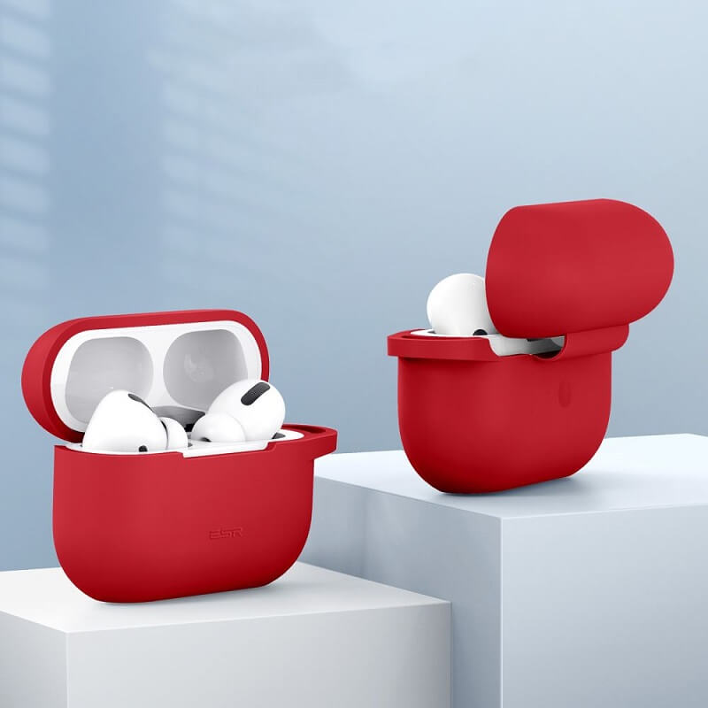 Противоударен Калъф за Apple AirPods Pro/2, ESR Bounce Case, Червен (4)