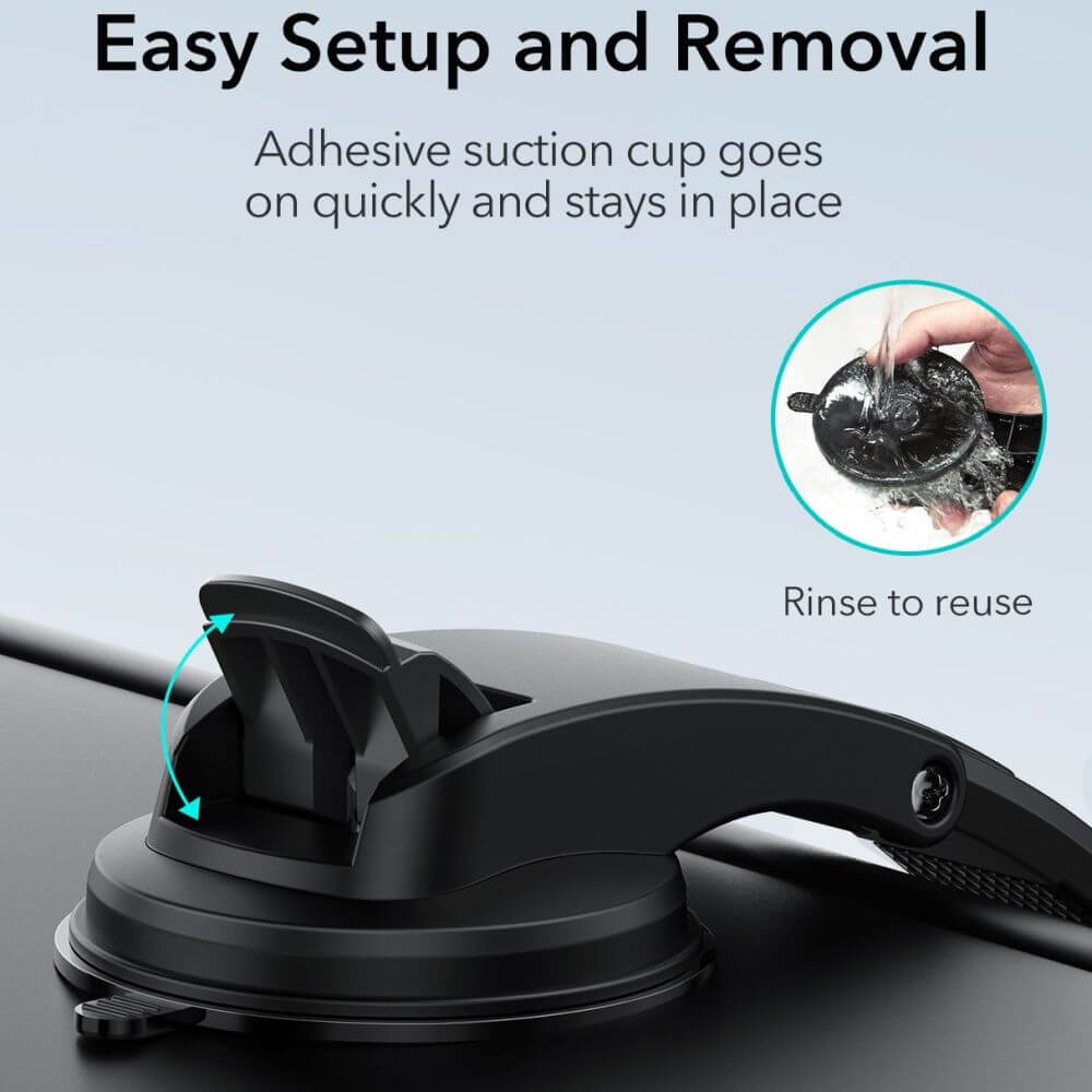 Безжично Зарядно за Кола за iPhone, ESR Magsafe Car Charger 15w, Черен (6)