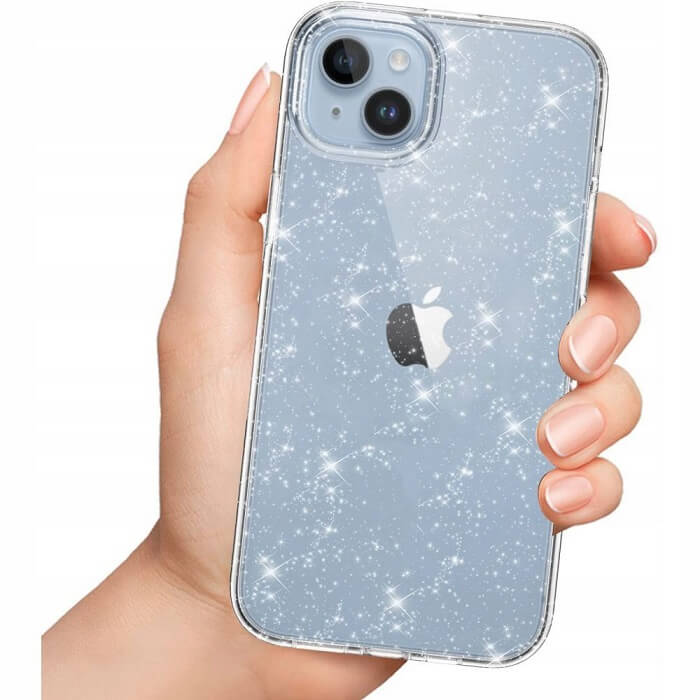 Блестящ Калъф за Samsung A54, Tech-Protect FlexAir Hybrid Glitter Case, Прозрачен (2)