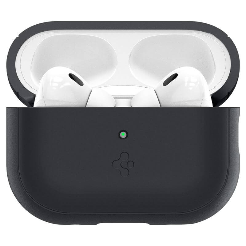 Противоударен Калъф за Apple AirPods Pro/2, Spigen Thin Fit Case, Черен (4)