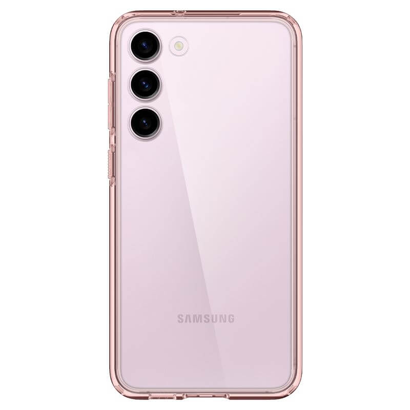 Противоударен Хибриден Калъф за Samsung S23, Spigen Ultra Hybrid Case, Розов (2)