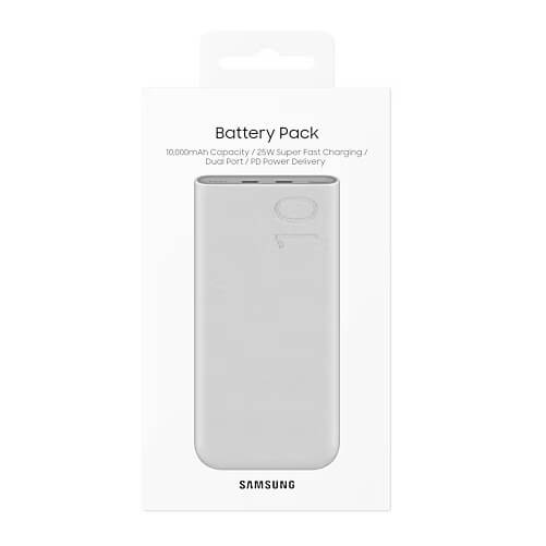 Външна Батерия с Бързо Зареждане, Samsung EB-P3400XUE 10000 mAh 25W Еко, Бежов (8)