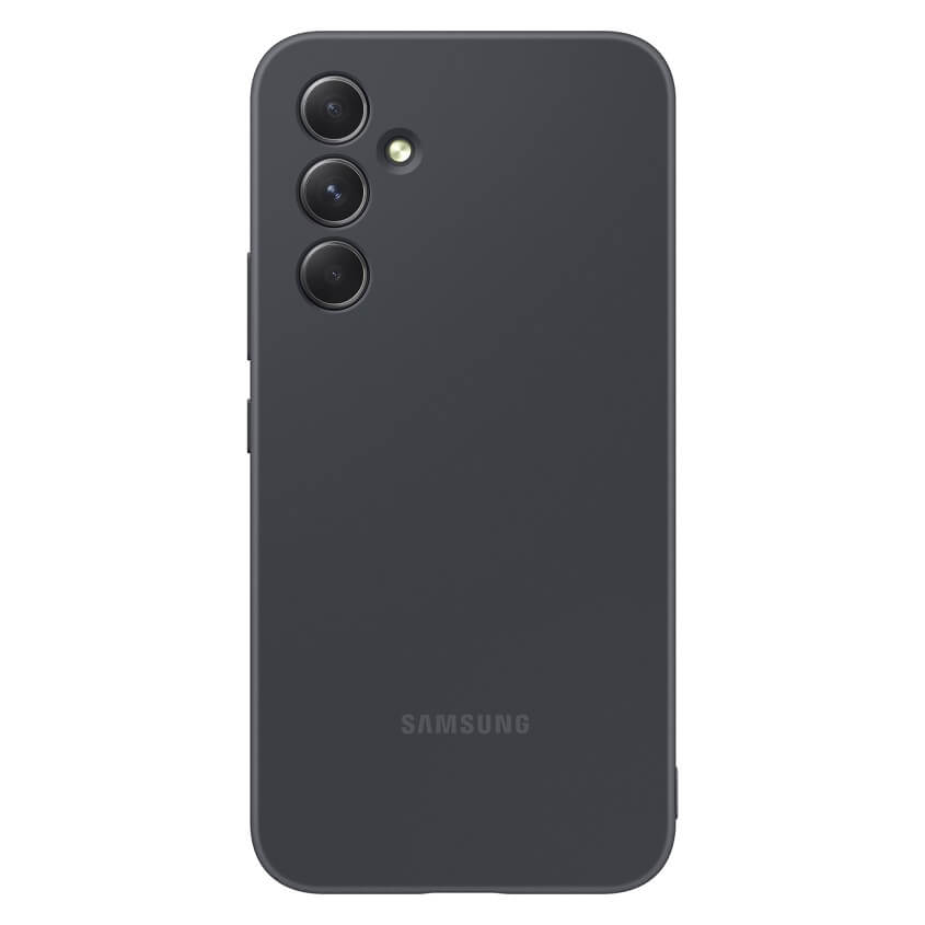 Оригинален Силиконов Калъф за Samsung A54, Silicone Cover Case EF-PA546TBEGWW, Черен