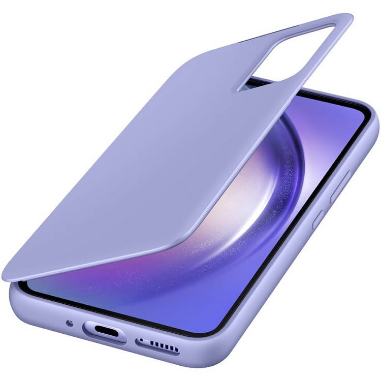 Оригинален Активен Калъф за Samsung A54 Smart View Wallet Book Case EF-ZA546CVEGWW, Лилав (5)