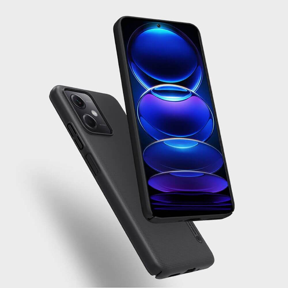 Калъф за Xiaomi Redmi Note 12 5G, Nillkin Super Frosted Case, Черен (3)