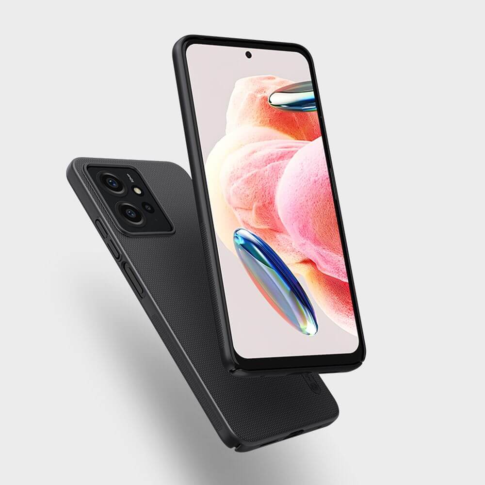 Калъф за Xiaomi Redmi Note 12 4G, Nillkin Super Frosted Case, Черен (3)