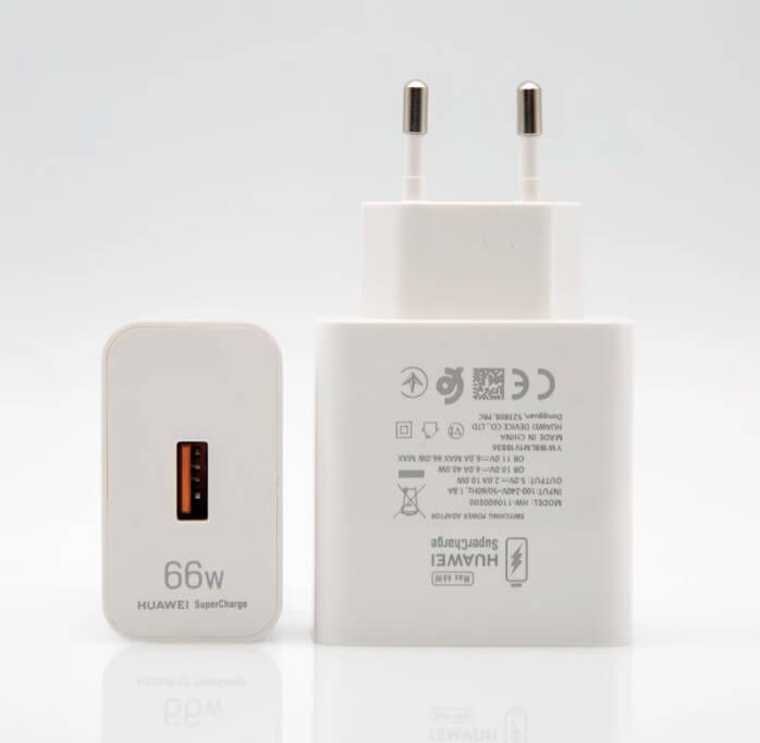 Оригинално Зарядно Huawei 66W Super Charger 220v HW-110600E02 Бял (Bulk) (2)