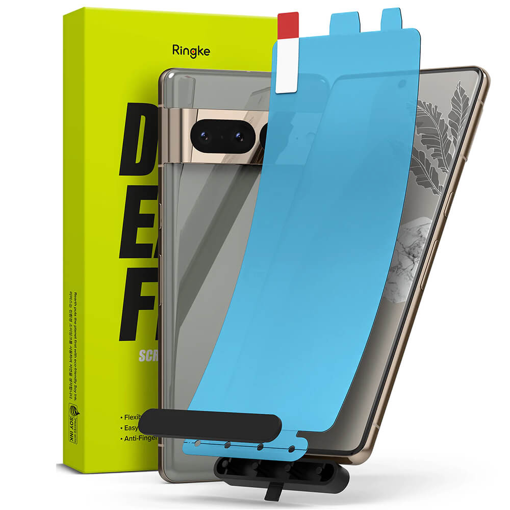 Гъвкав Протектор за Google Pixel 7 Pro, Ringke Dual Easy Full Glass, Прозрачен
