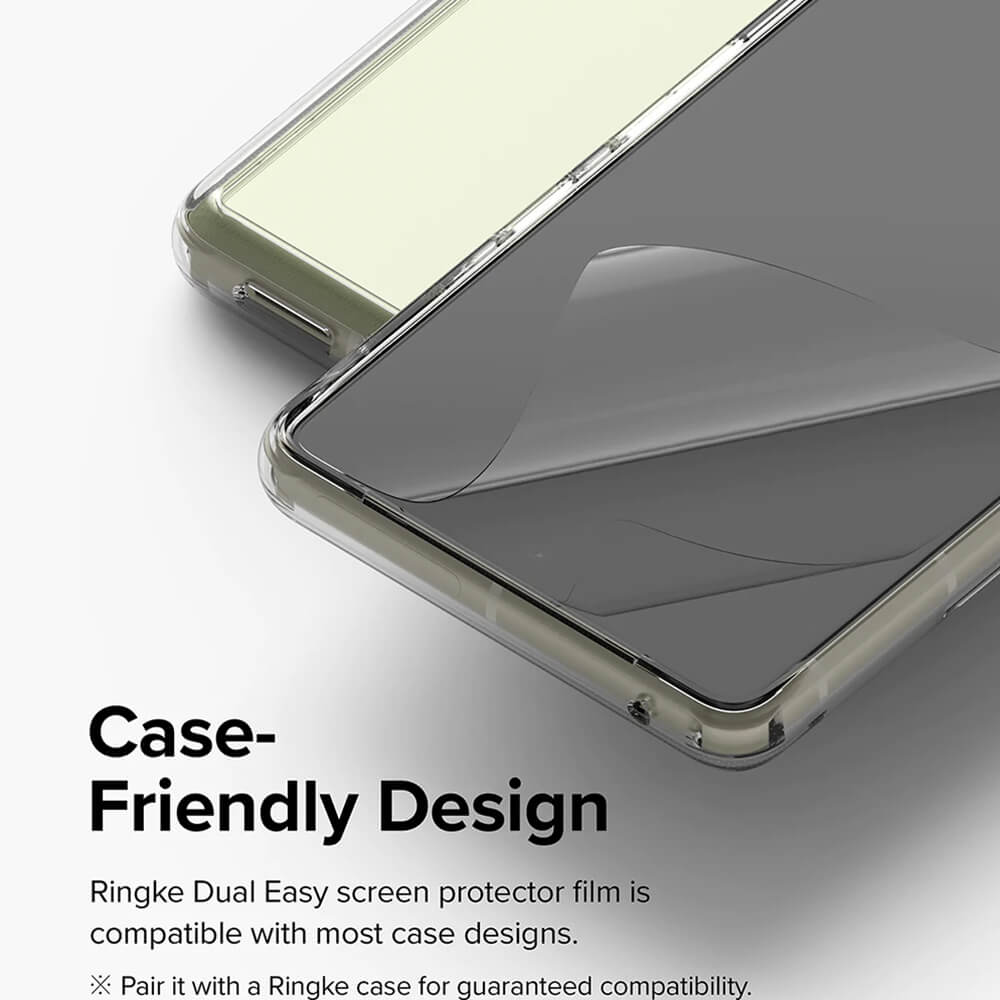 Гъвкав Протектор за Google Pixel 7, Ringke Dual Easy Full Glass, Прозрачен (4)