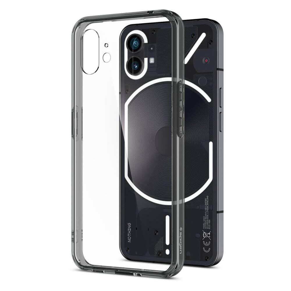 Противоударен Калъф за Nothing Phone 1, Spigen Ultra Hybrid Space Case, Черен (6)