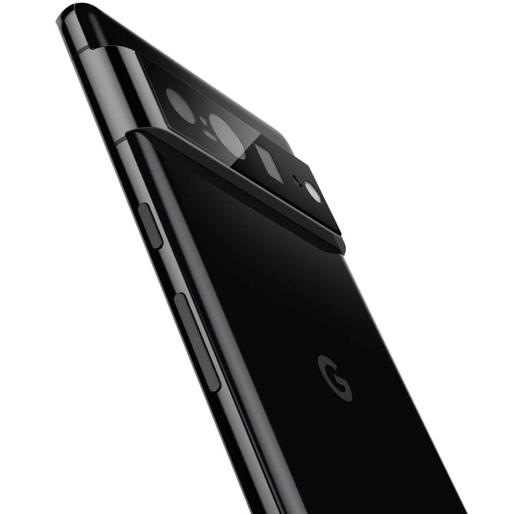 Стъклен Протектор за Камерата на Google Pixel 7 Pro, Spigen Optic Cam Glass 2бр., Черен (5)