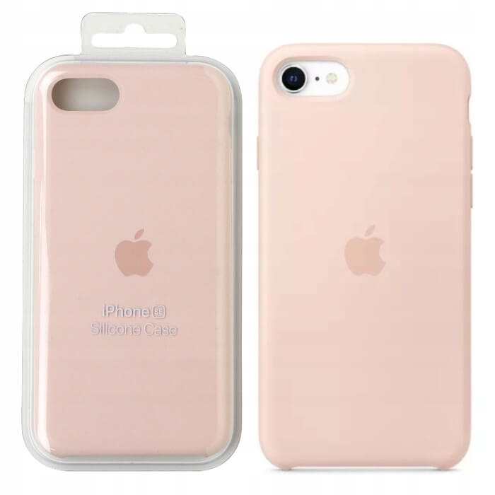 Оригинален Силиконов Калъф за Apple iPhone SE 2022/2020 8/7, Silicone Case mxyk2zm/a, Розов (5)