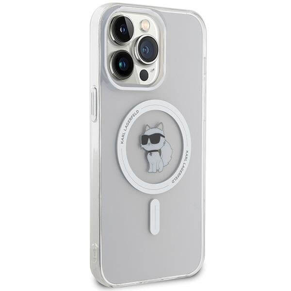 Magsafe Калъф за iPhone 15 Pro, Karl Lagerfeld IML Choupette Case, Прозрачен (4)