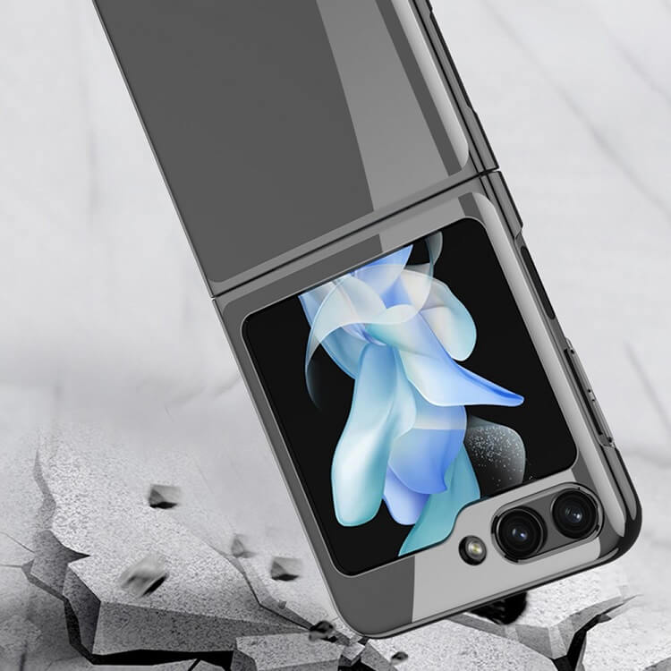Калъф с Цветна Рамка за Samsung Z Flip 5, GKK Frame Case, Черен (2)