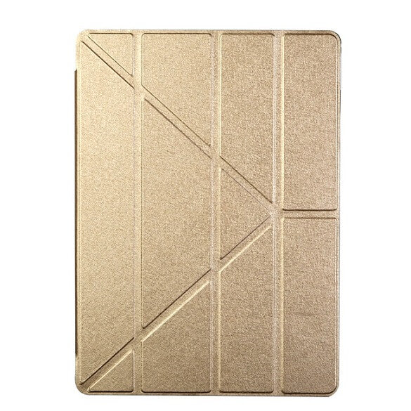 Калъф за iPad Pro 12.9" 2017-2015, Tri-Fold Leather Case, Златист