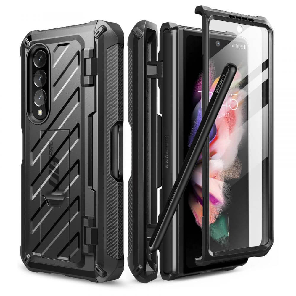 Противоударен Калъф за Samsung Z Fold 5, Supcase Unicorn Beetle Pro, Черен