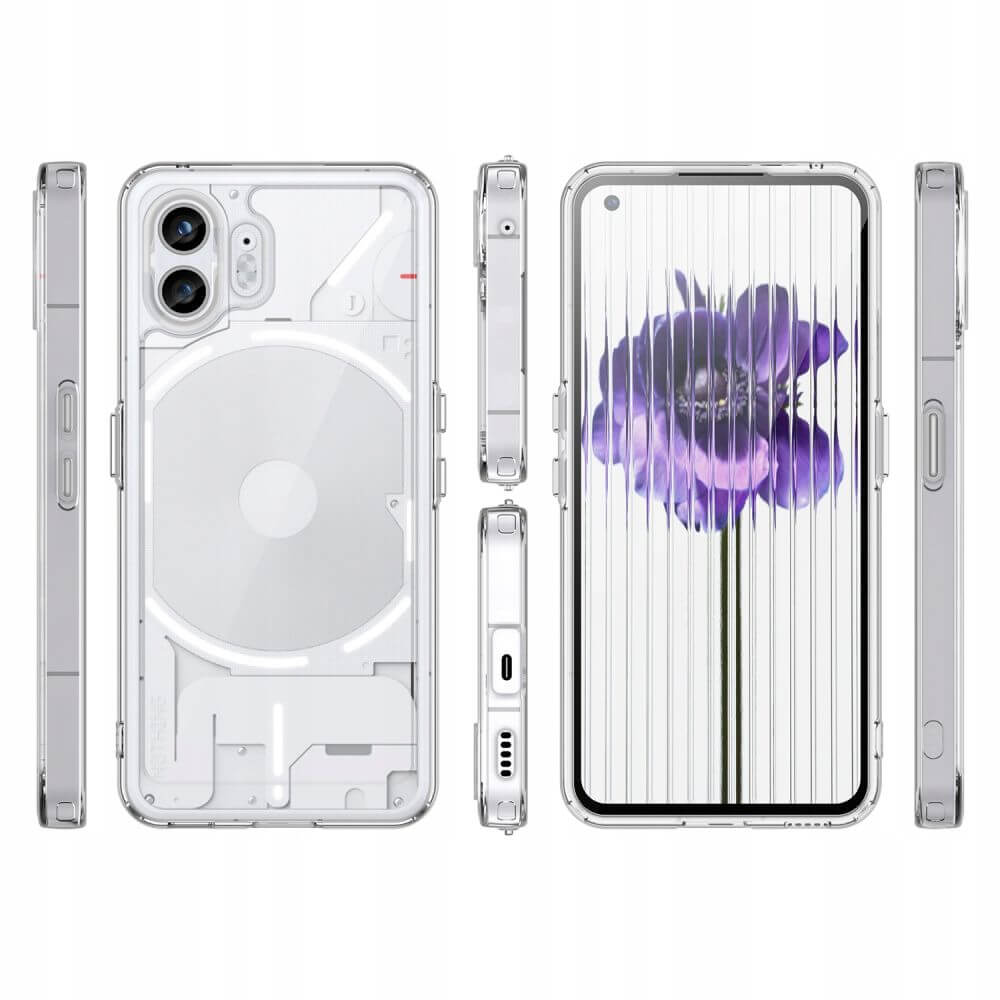 Калъф за Nothing Phone 2, Tech-Protect FlexAir Hybrid Clear Case, Прозрачен (2)