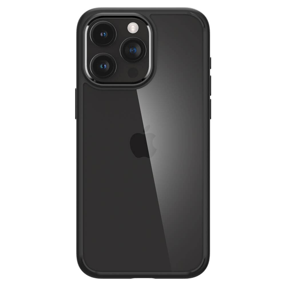 Противоударен Калъф за iPhone 15 Pro Max, Spigen Ultra Hybrid Case, Черен (2)