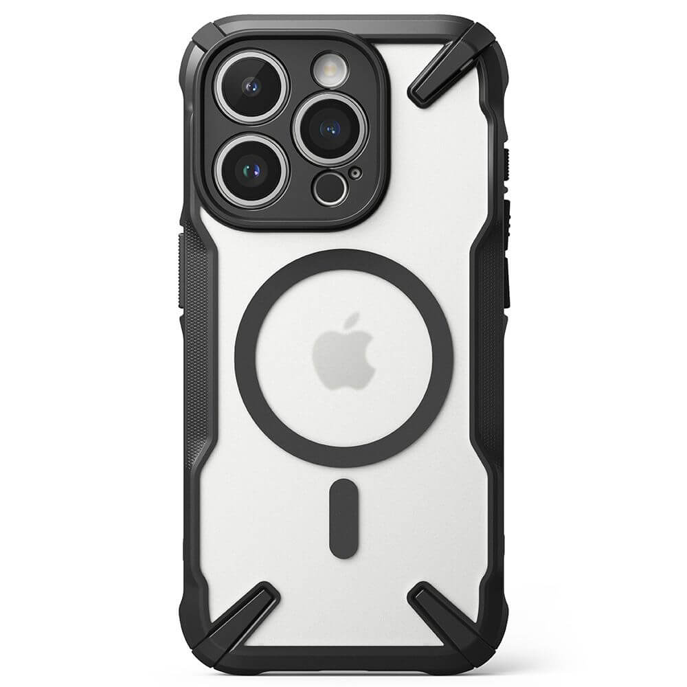 Magsafe Калъф за iPhone 15 Pro, Ringke Fusion X Magnetic, Черен (4)