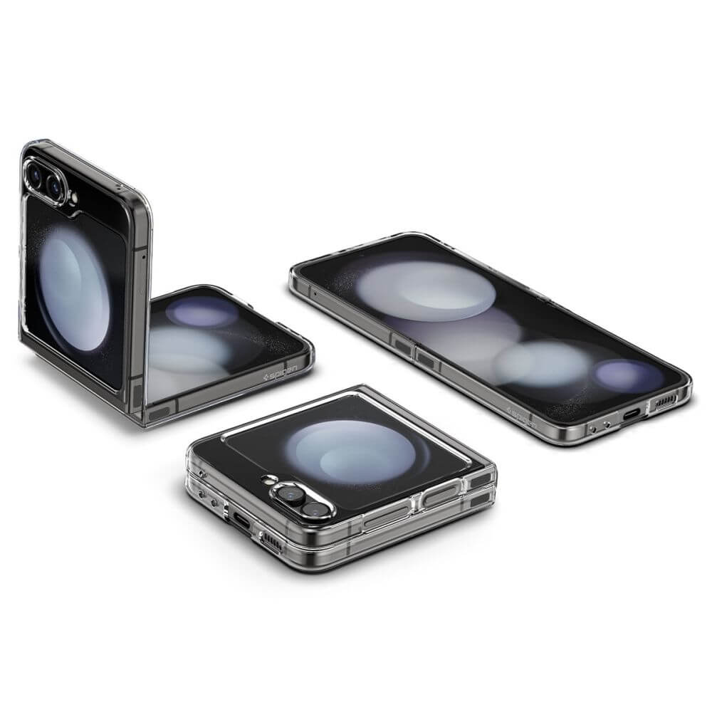 Хибриден Калъф за Samsung Z Flip 5, Spigen Zero One Ultra Hybrid Case, Черен (9)