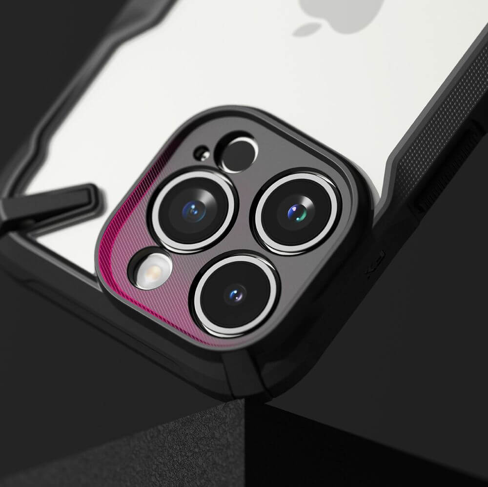 Противоударен Калъф за iPhone 15 Pro, Ringke Fusion X Case, Черен (6)