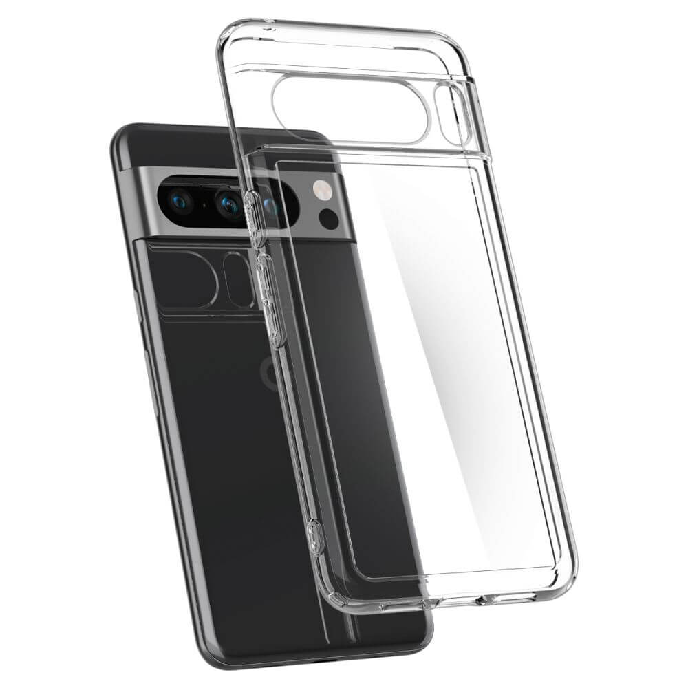 Противоударен Калъф за Google Pixel 8 Pro, Spigen Ultra Hybrid Case, Прозрачен (5)
