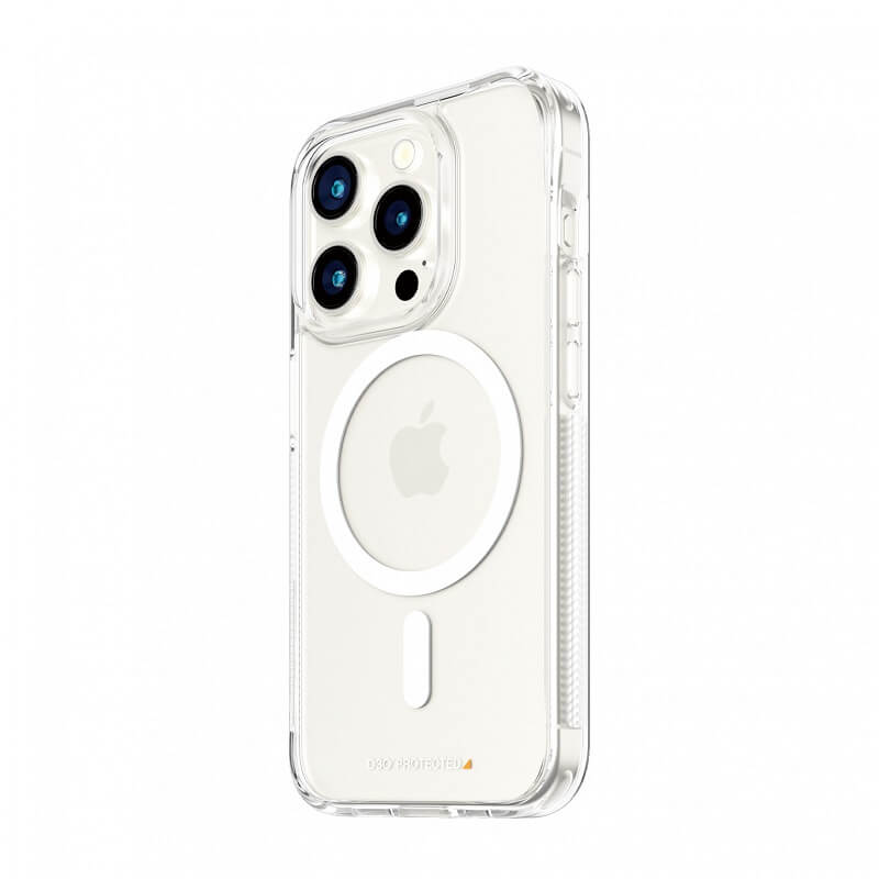 MagSafe Противоударен Калъф за iPhone 15 Pro Max, Panzer Hard Case, Прозрачен (2)