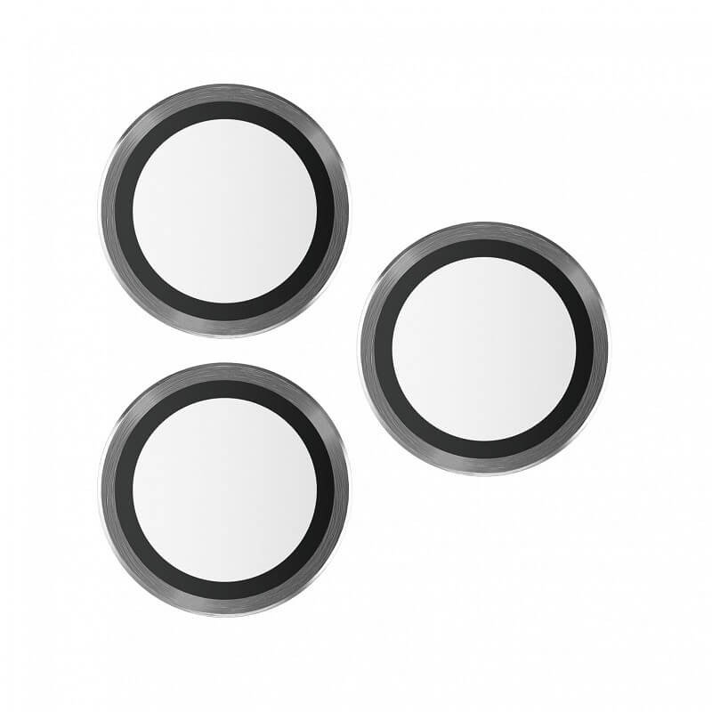 Протектор за Камерата на iPhone 15 Pro, PanzerGlass PicturePerfect Ring, Черен (4)