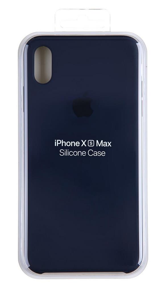 Оригинален Силиконов Калъф за Apple iPhone XS Max, Silicone Case MRWG2ZM/A, Син (3)