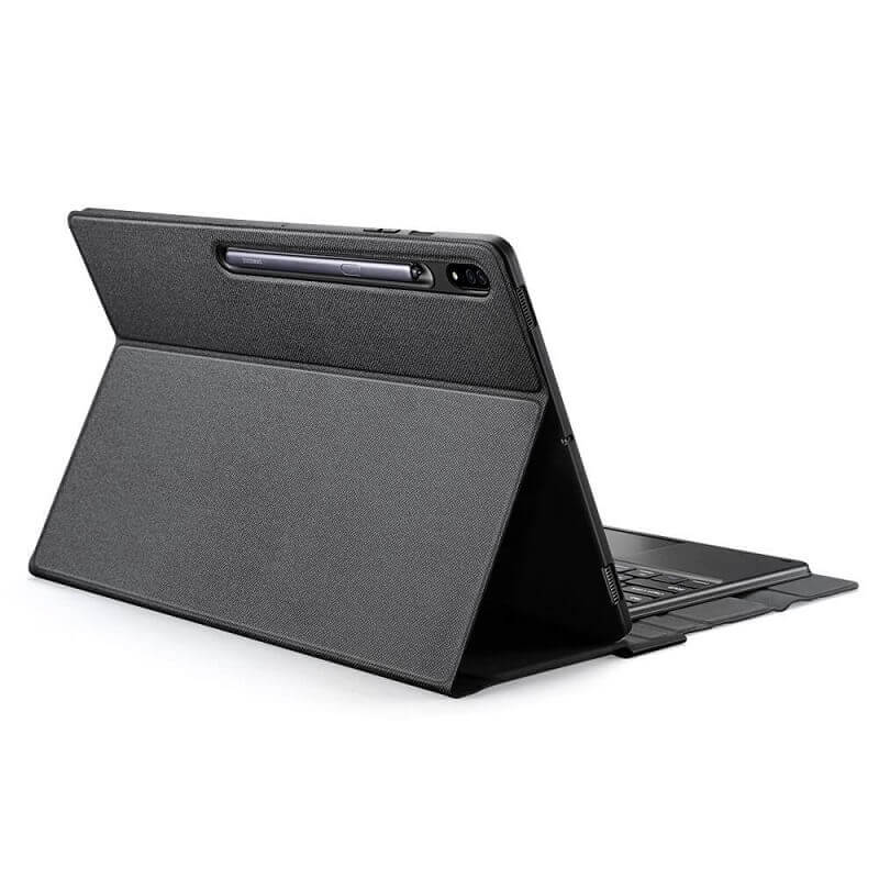Калъф с Клавиатура за Samsung Tab S8 Ultra, Dux Ducis Touchpad Keyboard Case, Черен