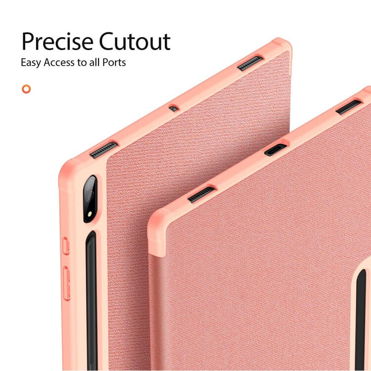 Калъф с Pen Поставка за Samsung Tab S8 Ultra, Dux Ducis Domo Case, Розов (5)