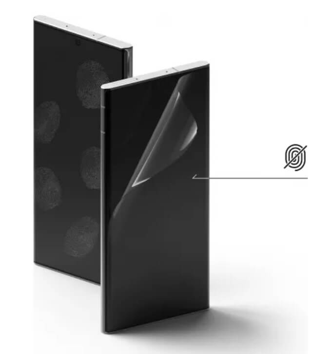 Гъвкав Протектор за Samsung S22 Ultra, Ringke Dual Easy Full Glass, Прозрачен (4)