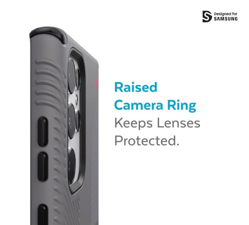 Противоударен Калъф за Samsung S22 Ultra, Speck Presidio 2 Grip Case, Сив (2)