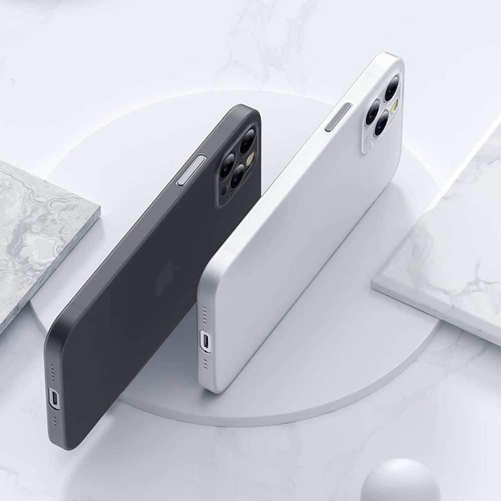 Тънък Матов Калъф за iPhone SE 2022/2020 8/7, Ultraslim Case, Черен (2)
