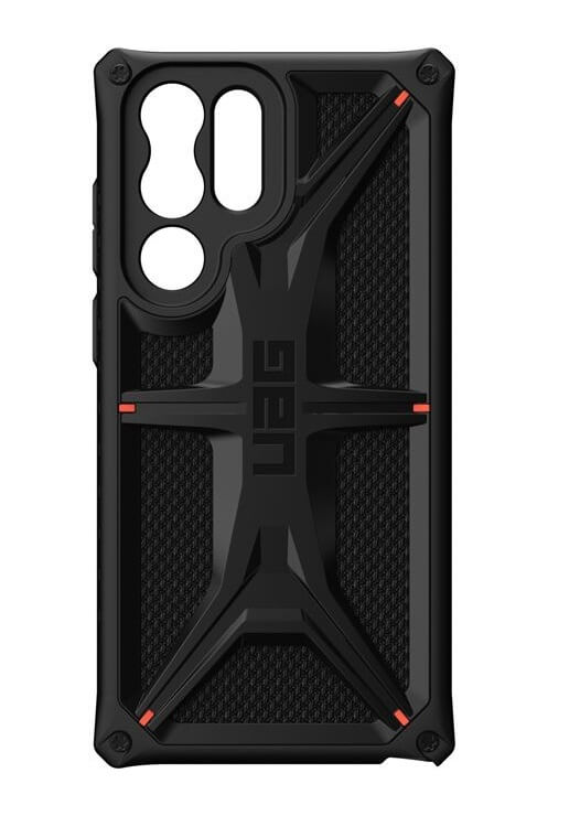 Противоударен Калъф за Samsung S22 Ultra, UAG Monarch Kevlar Case, Черен