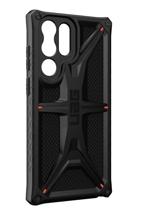 Противоударен Калъф за Samsung S22 Ultra, UAG Monarch Kevlar Case, Черен (3)
