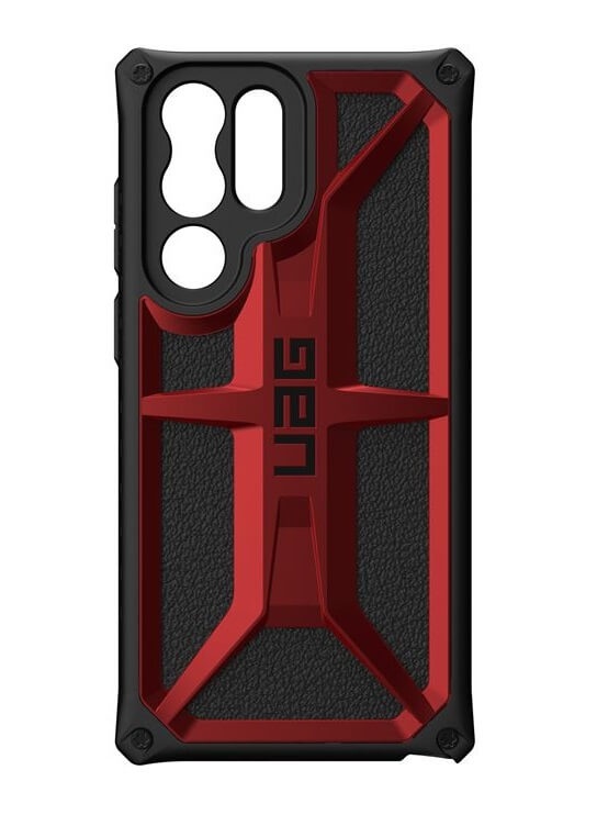 Противоударен Калъф за Samsung S22 Ultra, UAG Monarch Case, Червен (2)