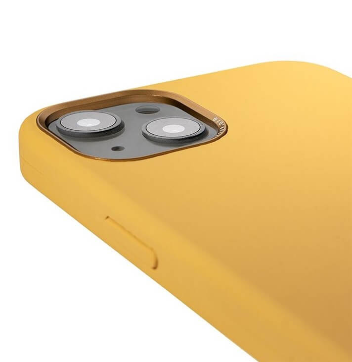 Magsafe Калъф за iPhone 13, Decoded Silicone Case, Жълт (5)