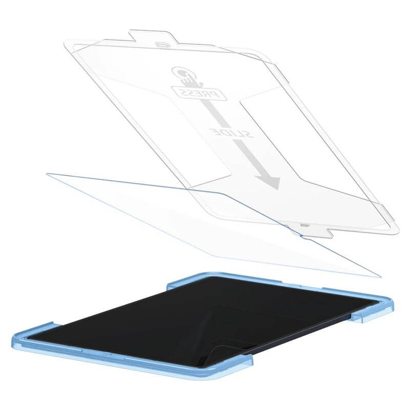 Стъклен Протектор за Samsung Tab S10/S9/S8 (Ultra) 14.6, Spigen EZ Fit Glass, Прозрачен (2)