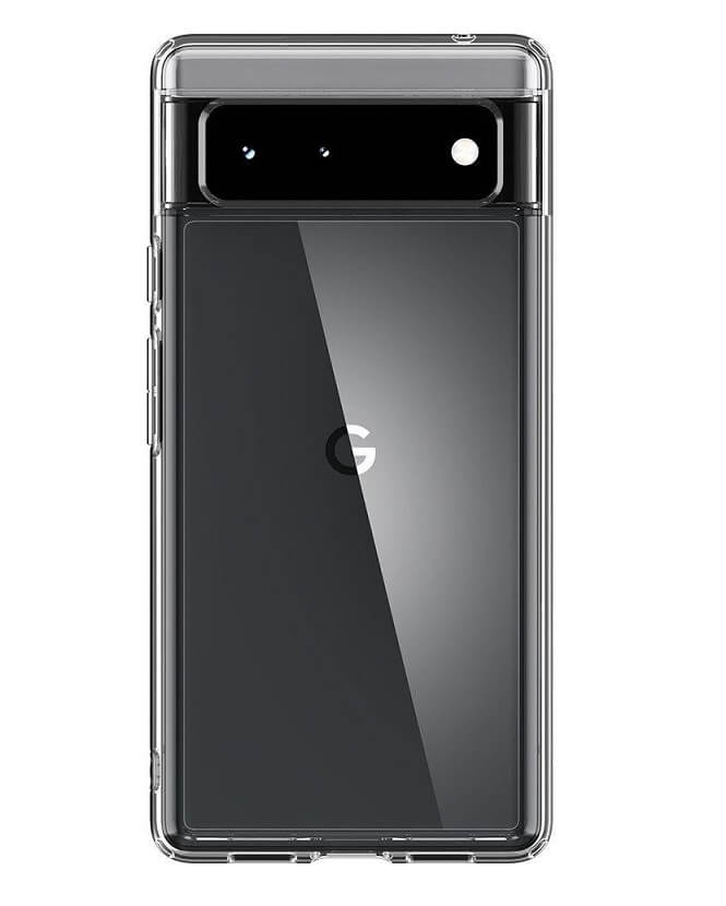 Противоударен Калъф за Google Pixel 6, Spigen Ultra Hybrid Case, Прозрачен