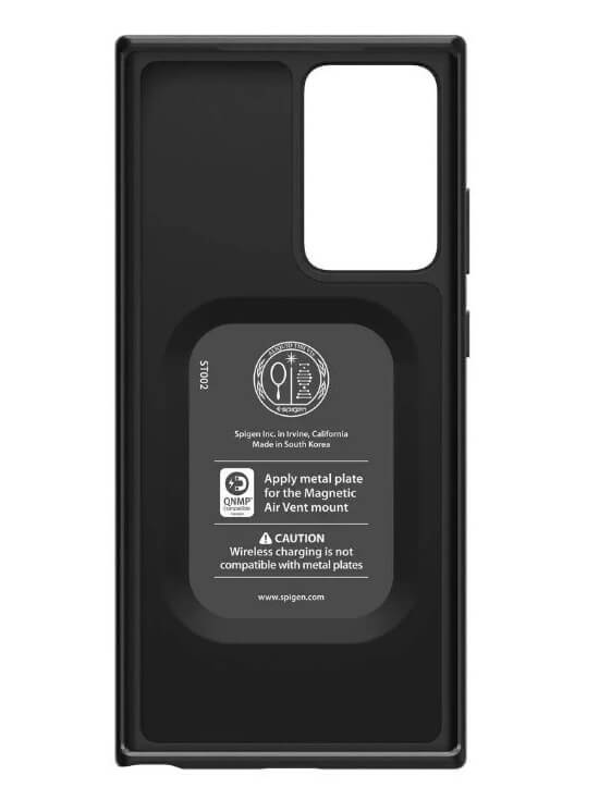 Противоударен Калъф за Samsung Note 20 Ultra, Spigen Thin Fit Case, Черен (5)