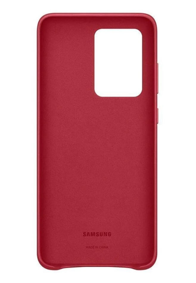 Оригинален Кожен Калъф за Samsung S20 Ultra, Leather Cover Case EF-VG988LREGEU, Червен (2)