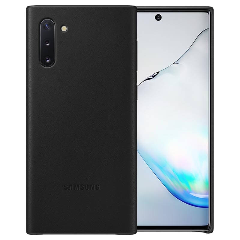 Оригинален Кожен Калъф за Samsung Note 10, Leather Cover Case EF-VN970LBEGWW, Черен