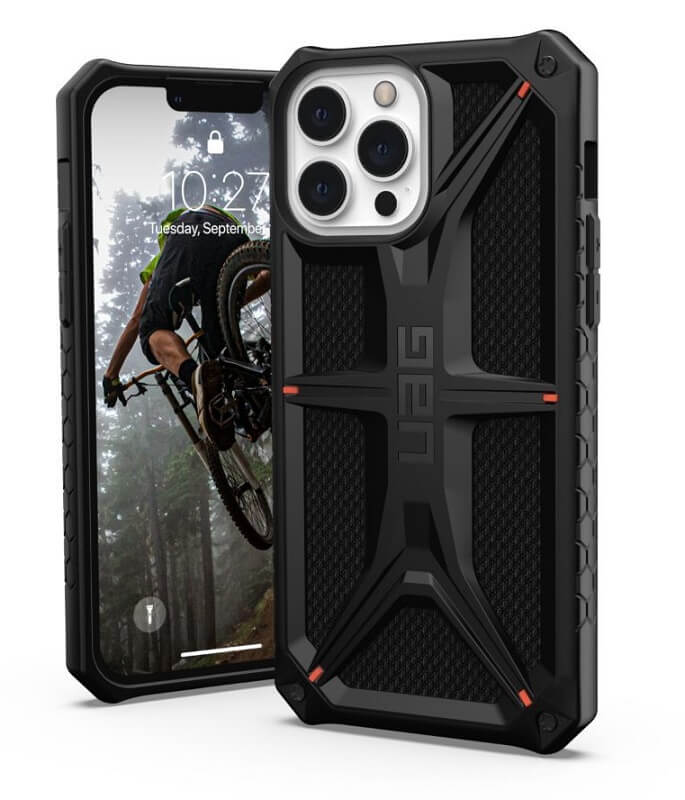 Противоударен Калъф за iPhone 13 Pro, UAG Monarch Kevlar Case, Черен