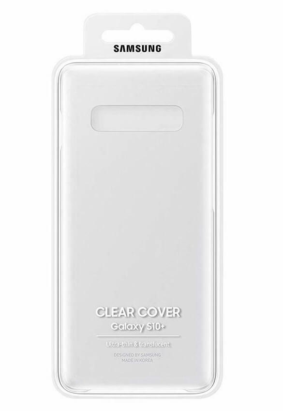 Оригинален Калъф за Samsung S10 Clear Cover Case EF-QG973CTEGWW, Прозрачен (4)