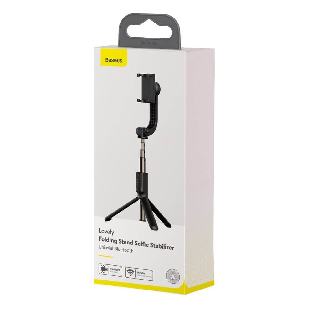 Гимбал-Селфи Стик с Трипод, Baseus Gimbal Folding Stabilizer, Черен (8)