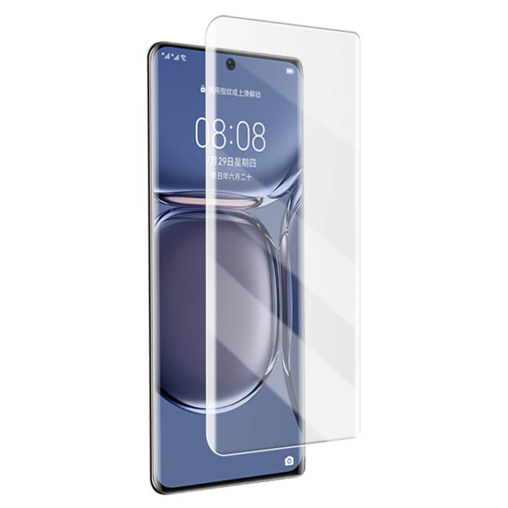 Стъклен Протектор с UV лепило за Huawei P50 Pro, Mocolo UV 5D Glass, Прозрачен (2)